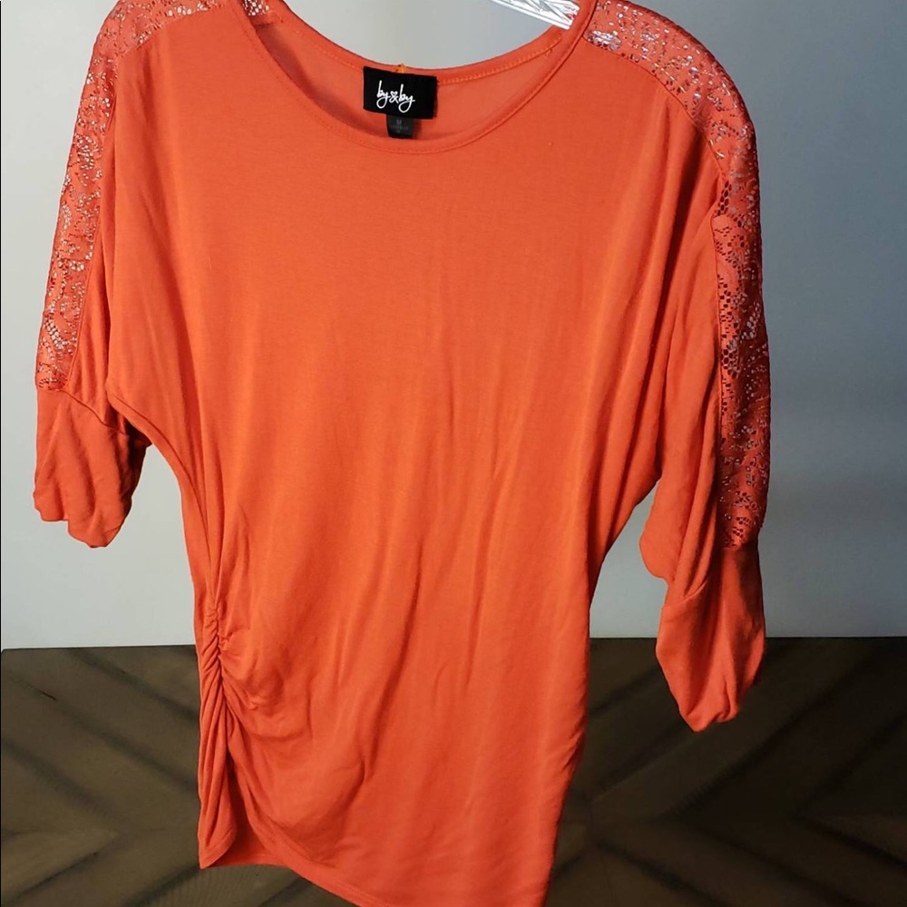 By & By Ruched Blouse